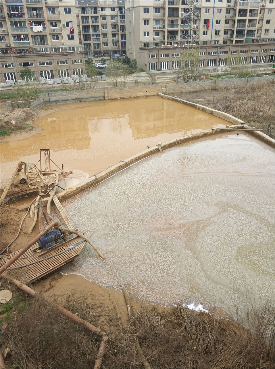 广汉沉淀池淤泥清理-厂区废水池淤泥清淤